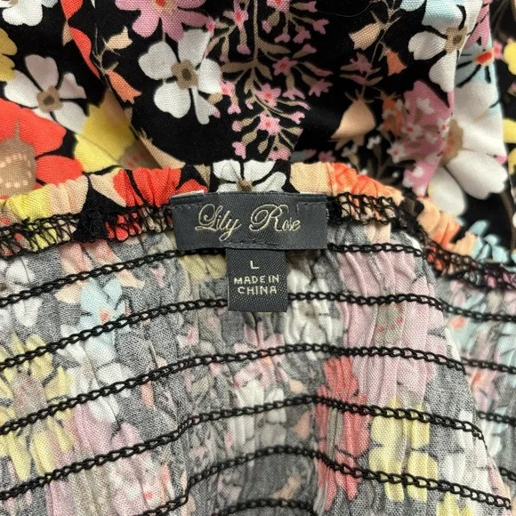 Lily Rose Floral Patterned Sun Dress - Picture 4 of 5